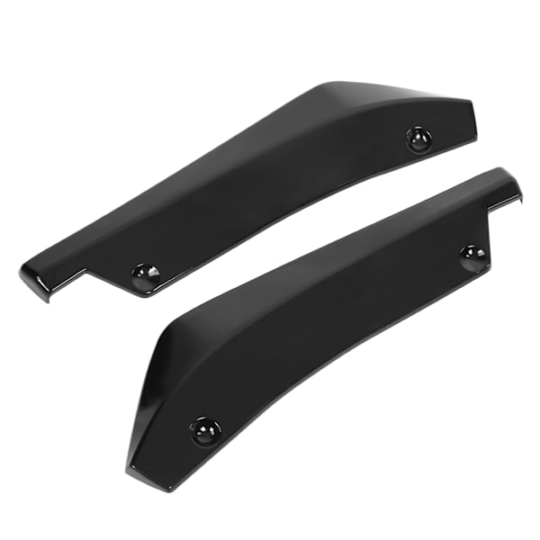 2 stk Bil Bagerste Bumper Lip Anti Crash Spoiler Canard Diffuser Wrap Angle Splitter