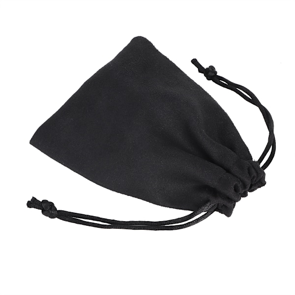 Blød dobbeltsidet ruskind Trækpose Gavepose Pouch Wrap Organizer til fest GPame 9 x 12 cm