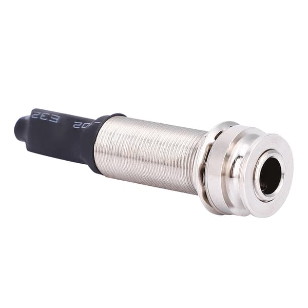 1/4 tum 6,35 mm utgång 2,5 mm ingång Endpin Jack Akustisk Gitarr Piezo Pickup