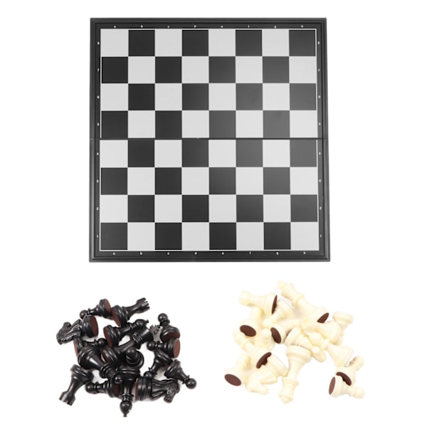 Magneettinen shakkilauta selkeällä kuviolla, kannettava suuri shakki taittuva pelimatkailua varten 13 X 13 tuumaa