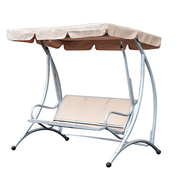 Vattentät Swing Seat Top Cover Outdoor Regntätt Slitstarkt Anti Dust Protector Beige