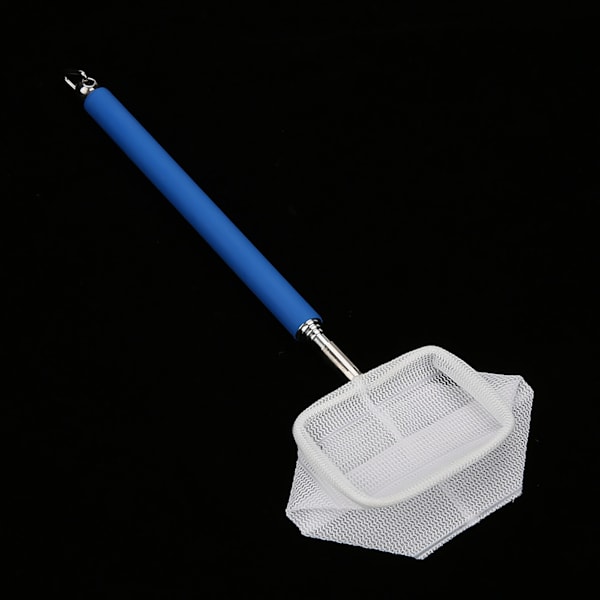 Justerbar mini-fiskenettstang for akvarietanker 20-57,5 cm utvidbar (blå firkant)