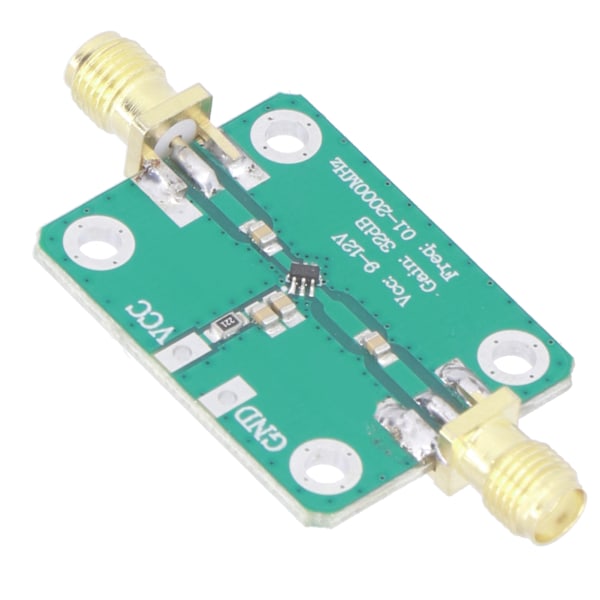 RF-laajakaistavahvistin 0,1-2000 MHz 9-12VDC 37mA 30+dB korkea vahvistus SMAK naaras LNA-vahvistin matalalla melulla