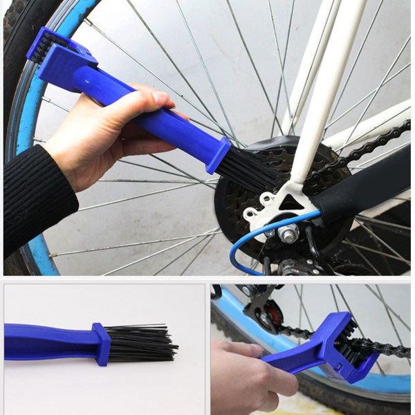 Rengøringskit til cykelkæder Mountainbike-kædevaskekit Kæde børster Scrubber Reparation Vaskværktøj