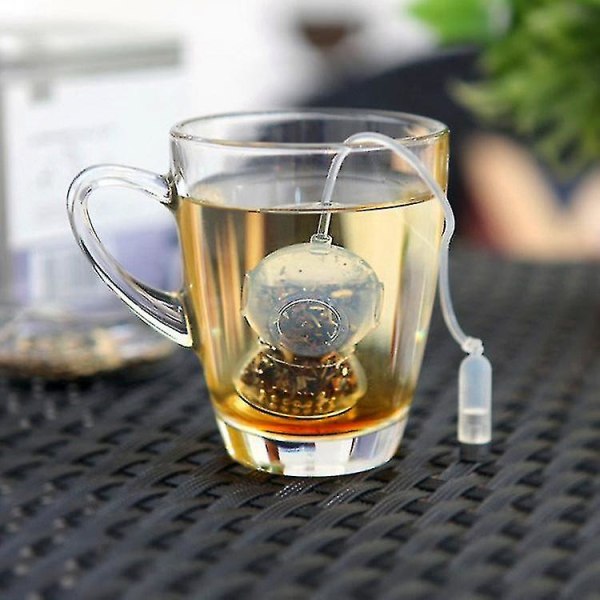 Diver Tea Brewer Silikone Submariner Tea Leak Tea Set Diver Tea Strainer (blå) (1 stk)