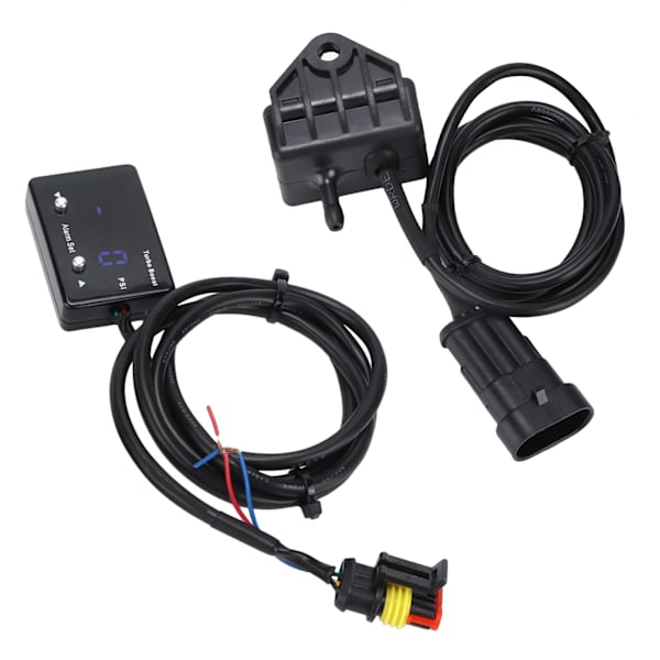 12V Racing Digital Turbo Boost Temp-måler ‑14 til 40 PSI Blå LED Universal til vakuumolietryk