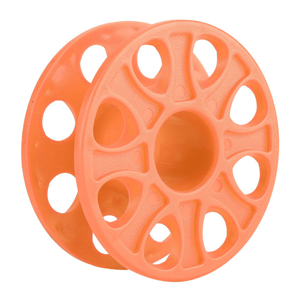 Durable Plastic Diving Compact Finger Spool Reel Diver Underwater Accessory Orange