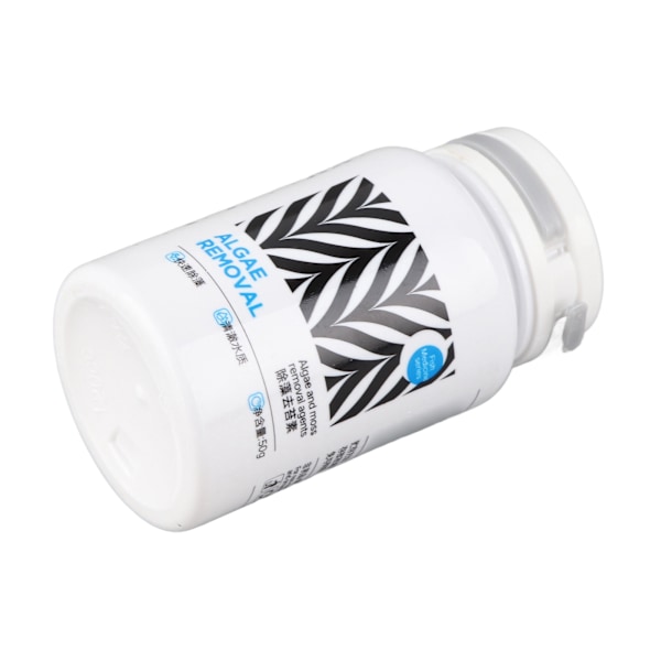 50 g Algekontrolbehandling Alger og mosfjernelse Sikker algedræber Algicid til fisketankdamme Vandfunktioner 50g/1,8 oz