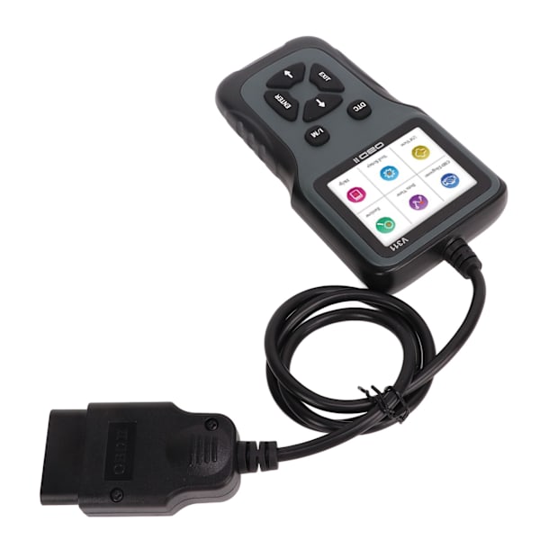 OBD2-scanner OBDII 9‑16V diagnostisk scanningsværktøj LCD-skærm Fejlkodelæser scanningsværktøj