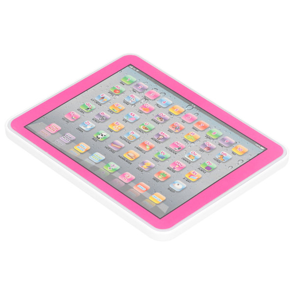 Lasten Tablet-peli Pedagogiset lelut Elektroninen kone Varhainen oppiminen Englanti Opinto Tablet Pink
