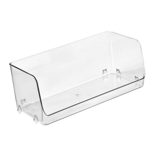 Kosmetisk Vitrine Multifunktionel Stabelbar Plast Transparent Makeup Organizer til hjemmet 32x15x12,8cm/12,6x5,9x5,3in