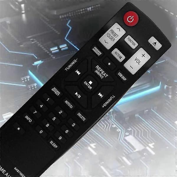 【LD】Erstatningsfjernkontroll AKB73655710 kompatibel med LG Hi-Fi-system CM4630 CMS4630F CM4530 CMS4530F CMS4530W CM4430 CMS45