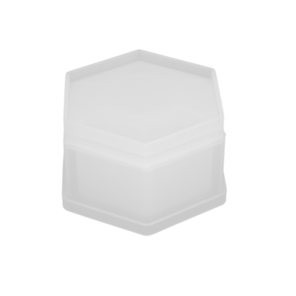 1 stk Smykkeskrin Silikonform Hexagon Form DIY Håndværk Smykker Øreringe Nøgler Opbevaringsboks