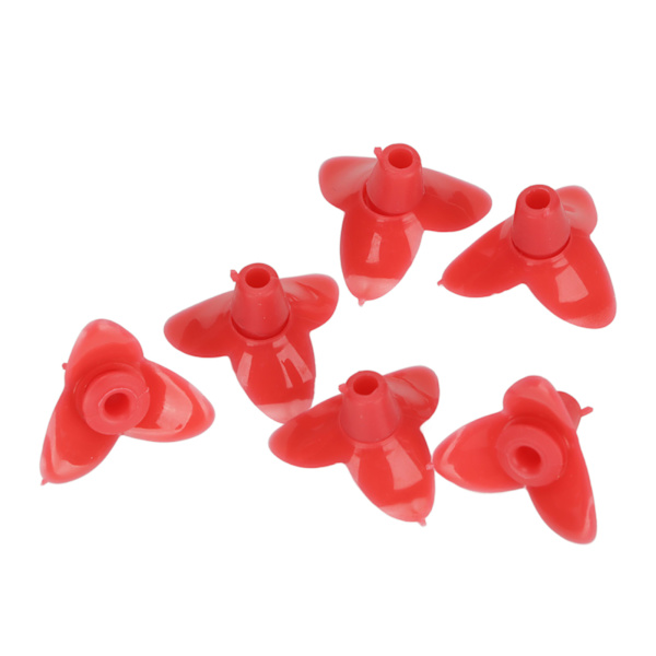 30Set Ersättningsdelar för Fågelmatare Blomma Plast Fågelmatare Ersättningsdelar Tillbehör för Garden Red