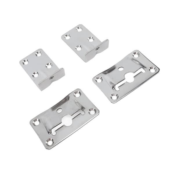 Removable Stainless Steel Caravan, 1 Pair Desk, Removable Table Bracket, Replacement for RV Boat