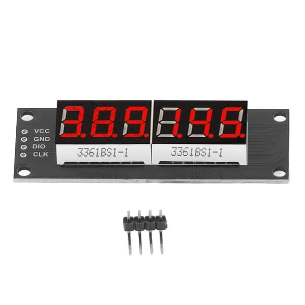 6-cifret rør LED-segmentdisplay TM1637 Driver Digital Optoelektronisk Modul Rød 0,36in