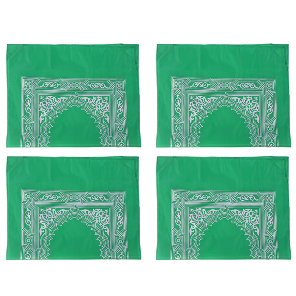 4 st bärbar dragkedja väska kompass muslimsk bönematta matta tillbedjan filt