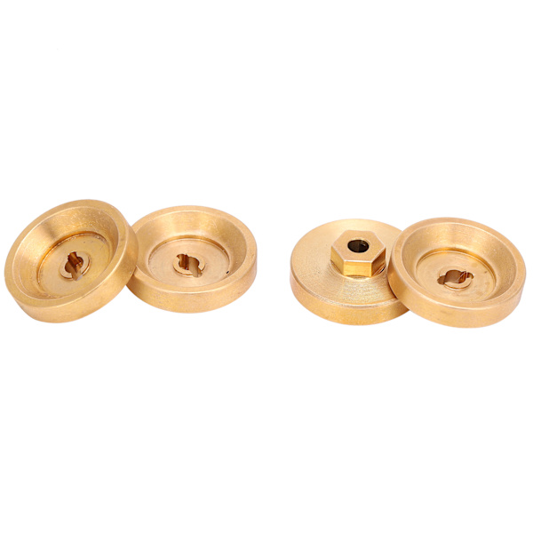 4 stk Messing Hjulnav Motvekt Kombinator 1/24 Simulering RC Bildeler for Axial SCX24 90081