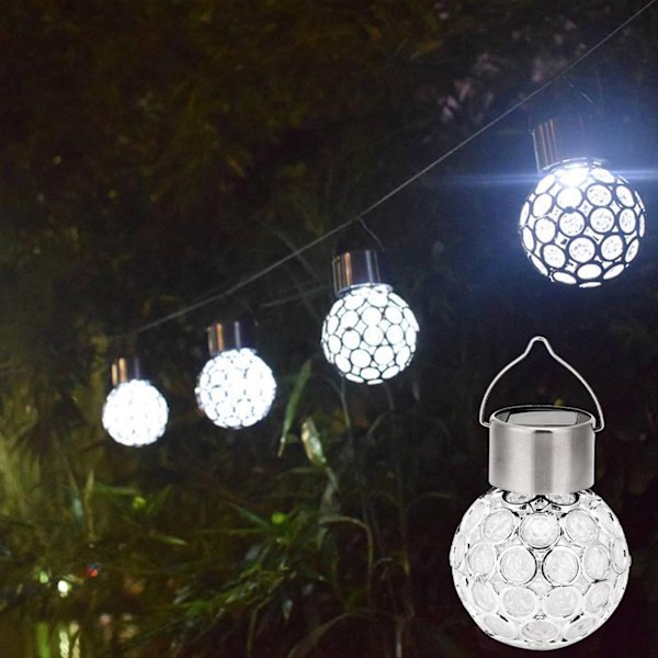 Vanntett LED Sol Henge Lys Hagegård Lys Lampe Dekor for Hage Hjeminnredning
