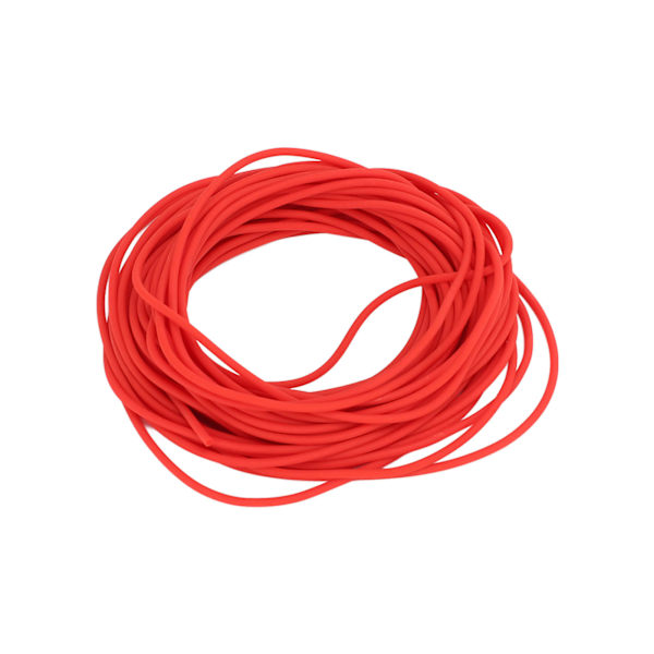 10M latexgummirör högt elastiskt slangband för träningsövningar Diameter 2,2 mmRöd