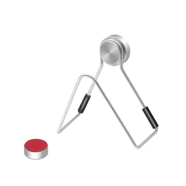 Magnetisk Svampestativ i Rustfrit Stål til Køkkenvask, Væghængt Ikke-Perforeret Organizer