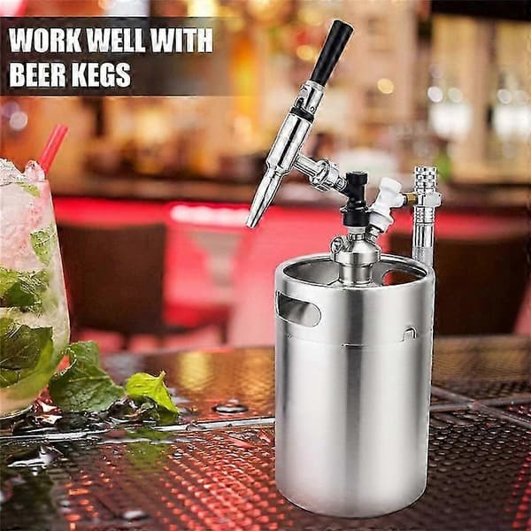 Stout Beer Coffee Kran Rustfritt Stål Nitrogen Keg Draftkran