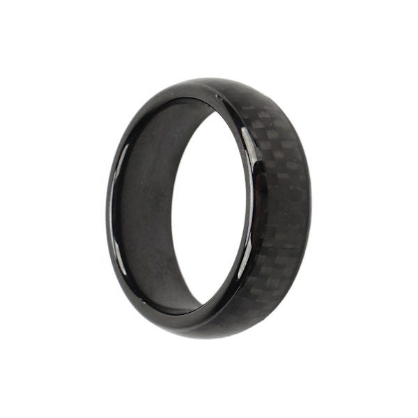 Bilnøglering Keramisk Kulfiber Vandafvisende Smart Finger Ring Nøgleudskiftning til Tesla Model 3 Y X S 12 21,4 mm/0,84 tommer ID