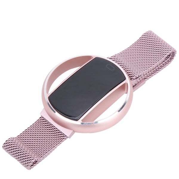 Smart Sportarmbånd Vanntett Fitness Smartklokke Bluetooth Helseovervåking Smart Band Rosa