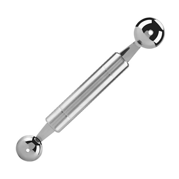 Rustfrit stål Vandmelon Melon Baller Frugtkniv Køkkenredskab Værktøj (kugleender)