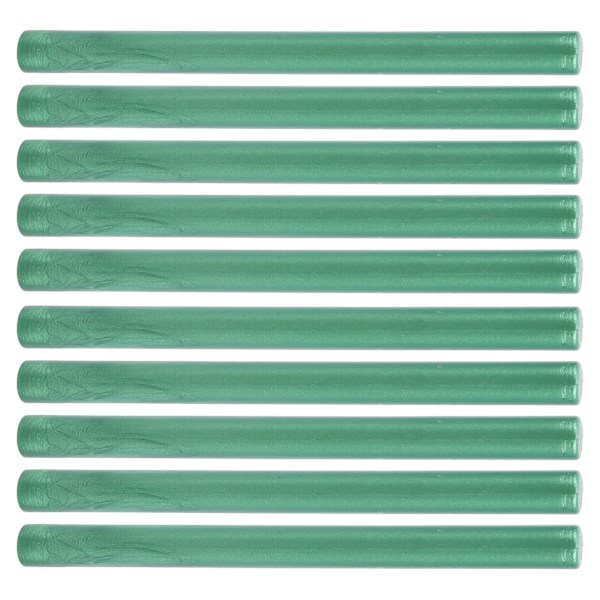 10 stk. Forseglingsvoksstaver Flerfarget Små Runde Stempelverktøy for DIY Invitasjoner Kort Konvolutter (Pine Green)