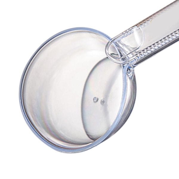 Risportionsskje 180 ML Enkel Langt Håndtak Klemdesign Transparent Rismåleskje for Hjemmekjøkken Transparent