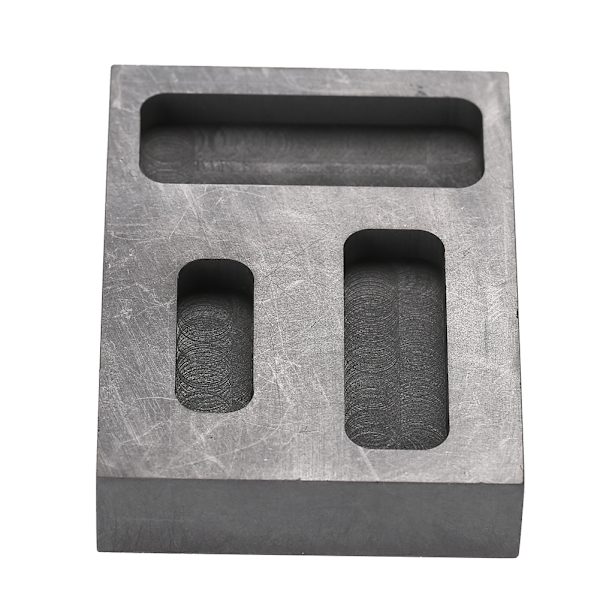 Graphite Crucible Ingot Torch Melting Casting Refining Scrap Bar Combo Mold