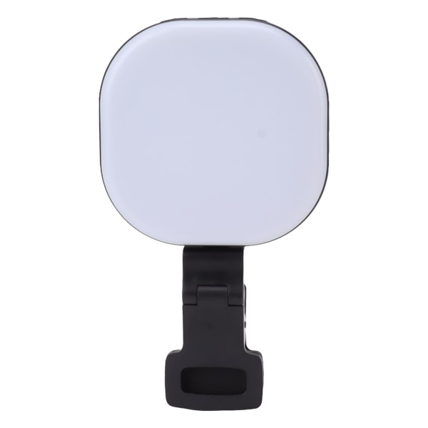 Selfie-ljusklämma LED-ljuspanel för telefon Dator klämma Fyll videolampa med steglös dimbar 3000‑7200K 2000mAh batteri SOS-läge