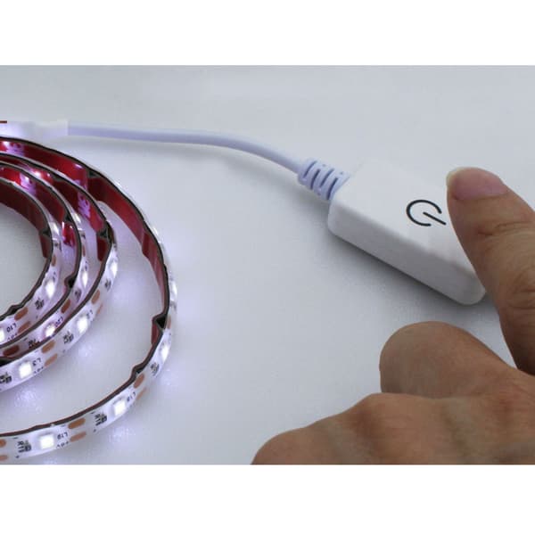 5V 6500K 30cm LED Light Strip US Plug 110‑240V