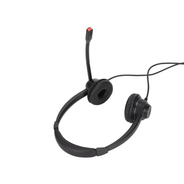 Støjreducerende Binaural RJ9 Telefonheadset til fasttelefon VOIP