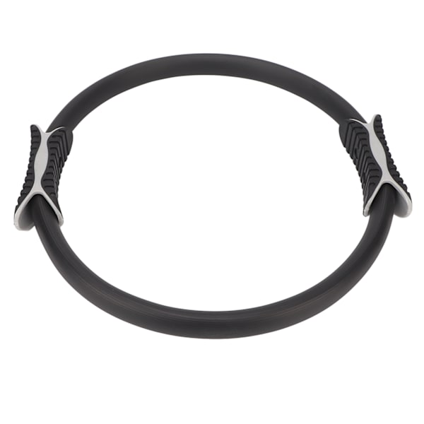 Pilates Ring Fitness Motstandstrening Pilatessirkel med skumdekket håndtak for lårtrening Svart