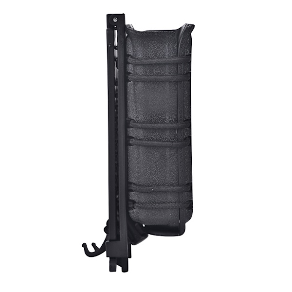Plast Magasinholder Sæt Holster til Molle System Vest Udendørs Jagt Camping (sort)