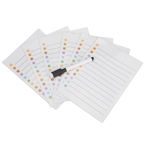 Whiteboard Sticker Erasable Washable Schedule Reusable Removable Notes for Table Doors Refrigerator