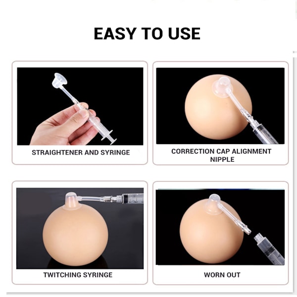 Nippel sugande avdragare Smärtfri Nippel Corrector Platt Inverterad Nippel Korrigeringsverktyg