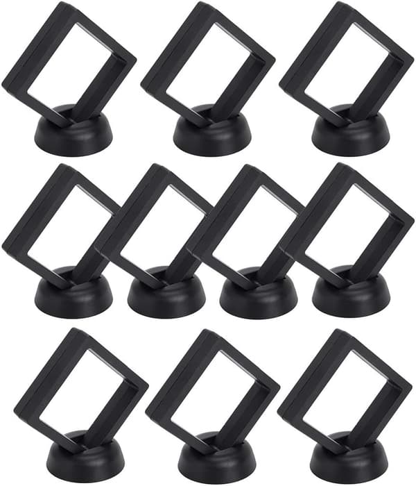 3D flydende displayetui, displayramme, gennemsigtigt displaystativ, Kompatibel med[LD]