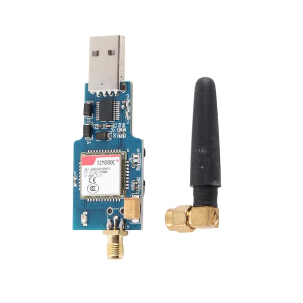 Firefrekvens GSM/GPRS SIM800C USB til GSM Seriell Modul med Bluetooth-funksjon