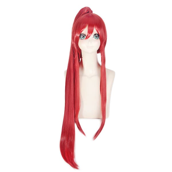 Fairy Tail Cosplay-peruker Erza Scarlet Split Anime-peruker