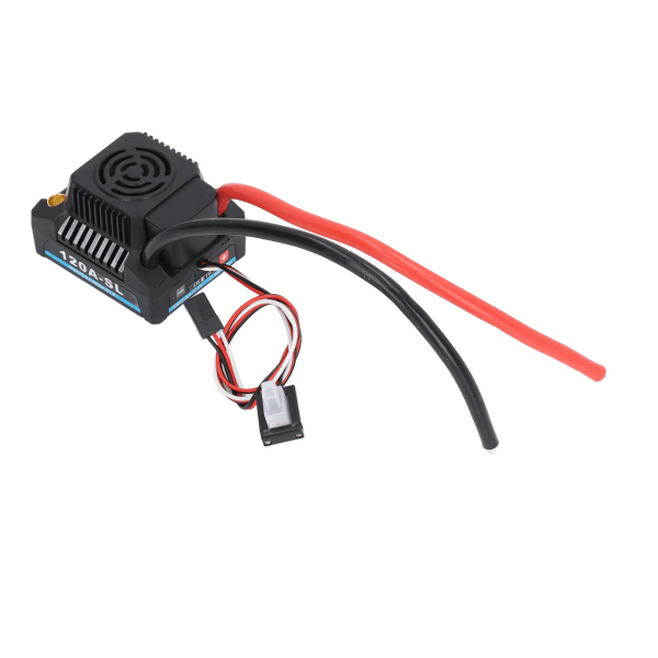 120A borstlös ESC professionell programmerbar vattentät elektrisk hastighetskontroll för 1/8 RC-bil