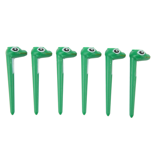 6 stk golftees Plast tegneserie golfball tee Profesjonell golf tee for øvingsball T-skjorter Pakke Snake