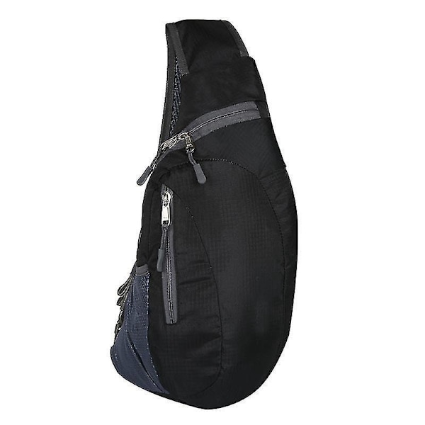 Vanntett Unisex Blå Nylon Brystpose for Reise og Sport