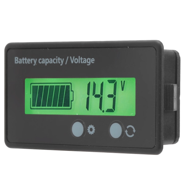 DC10-100V LCD-akkukapasiteettimittari Monitor Volttimittari Jännitemittari Vihreä taustavalo