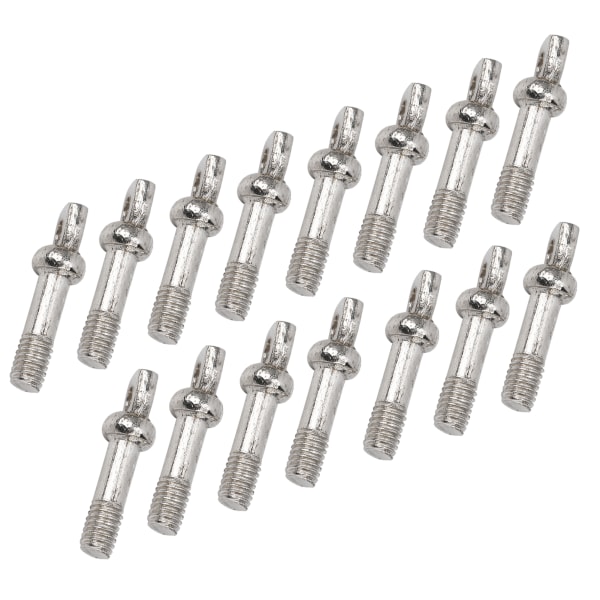 15 kpl Ruostumattomasta Teräksestä Valmistettuja Litteitä Pultteja Rei'llä RC-Auton Tarvikkeet Etu-/Takapuskureille M3x16mm