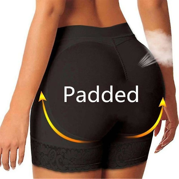 Kvinnor Höftförstärkare Shaper Butt Lifter Push Up Bottom Vadderade Trosor Underkläder Skin Color M