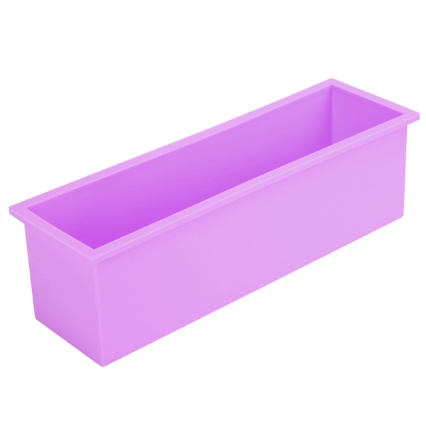 1200ML rektangulær silikone sæbeform DIY Toast Form Making Box Tool