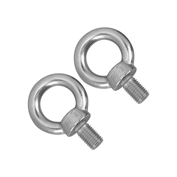 2 stk rustfrit stål løfteøje bolt Heavy Duty Marine Grade Ring Skruer BoltsM20